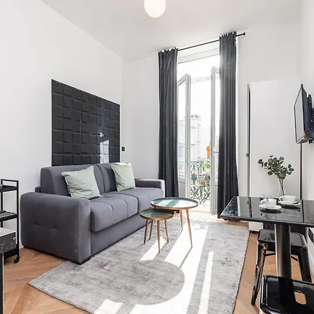 7 Foch 202 - Studio Contemporain En Plein Coeur De Nice - Climatisation Extérieur photo